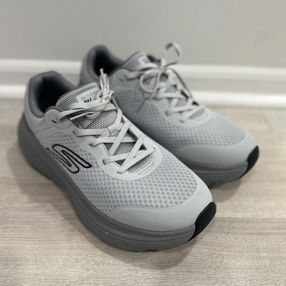 Skechers Max Cushioning Premier Gray Extra Wide Fit Sneakers Mens 12.5 Running